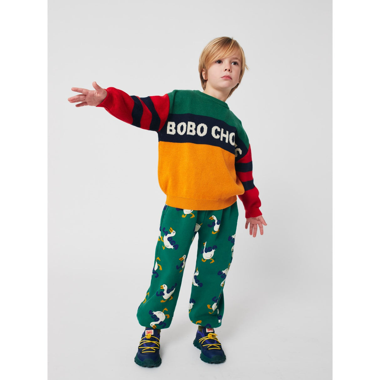 Bobo Choses Multicolor Color Block Jumper