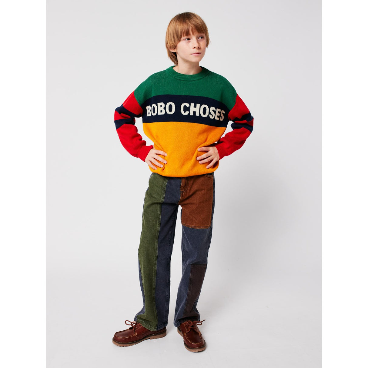Bobo Choses Multicolor Color Block Jumper