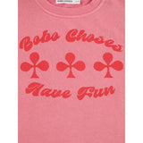 Bobo Choses Pink Have Fun Sweatshirt Dress
