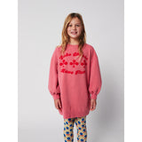 Bobo Choses Pink Have Fun Sweatshirt Dress
