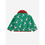Bobo Choses Green La Oca All Over Reversible Sheepskin Jacket