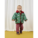 Bobo Choses Green La Oca All Over Reversible Sheepskin Jacket