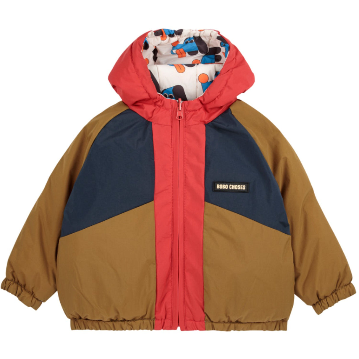 Bobo Choses Multicolor Doggy Mate All Over Reversible Jacket