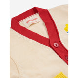 Bobo Choses Offwhite Bobo Choo Choo Color Block Cardigan