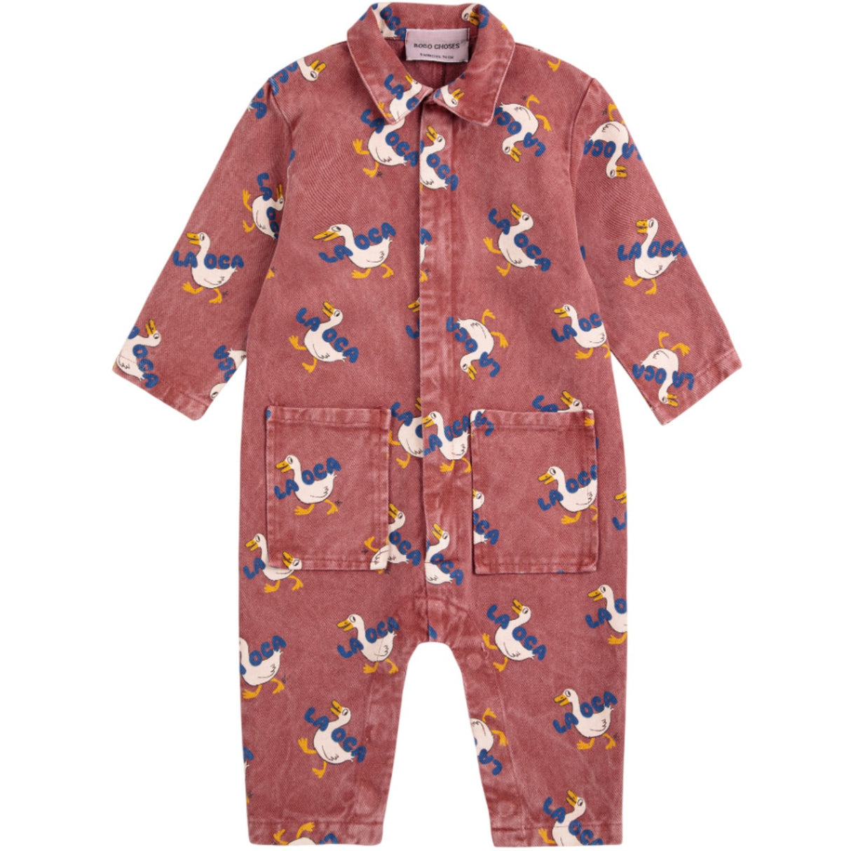 Bobo Choses Brown La Oca All Over Woven Overall