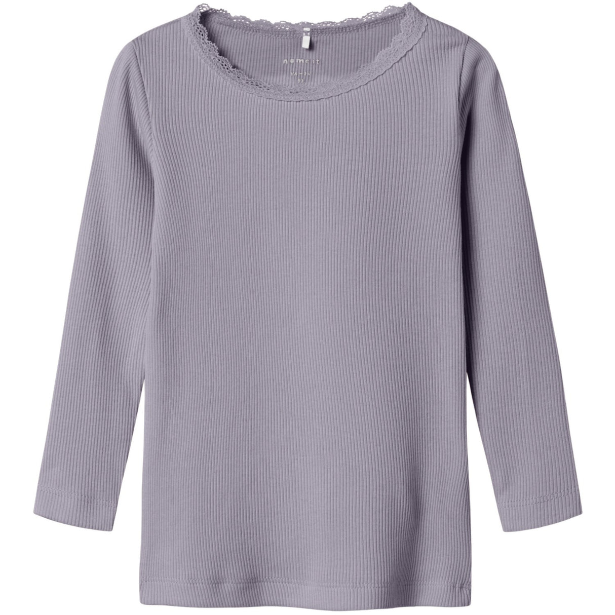 Name It Lavender Gray Nmfkab Ls Top Noos