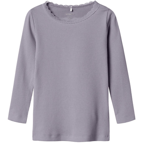 Name It Lavender Gray Nmfkab Ls Top Noos