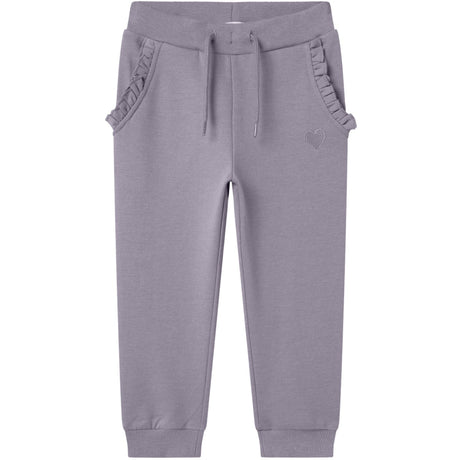 Name It Lavender Gray Nmfvima Swe Pants Bru Noos