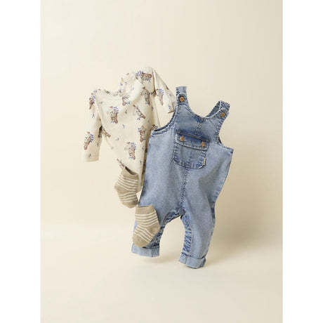 Name It Medium Blue Denim Nbmben Baggy R Dnm Overall 4816-Yb B