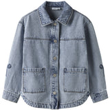 Name It Medium Blue Denim Nkfgloria Dnm Emb Jacket 7511-Za T