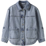 Name It Medium Blue Denim Nkfgloria Dnm Emb Jacket 7511-Za T