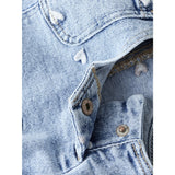 Name It Light Blue Bleached Denim Nmfelina Dnm Emb Spencer 2633-Fr T