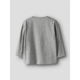 Name It Grey Melange Nmmthornton Ls Nreg Top Box