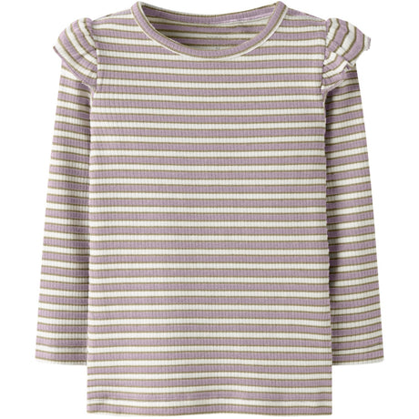 Name It Dawn Pink Cloud Dancer Nmftaias Ls Slim Top