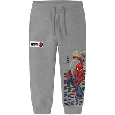 Name It Grey Melange Nmmdion Spider Nreg Swe Pants Unb Mar