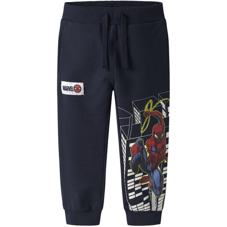 Name It Navy Blazer Nmmdion Spider Nreg Swe Pants Unb Mar