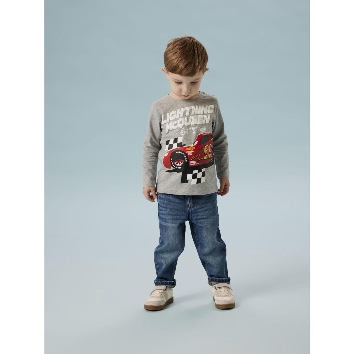 Name It Grey Melange Nmmdraco Cars Ls Nreg Top Box Wdi