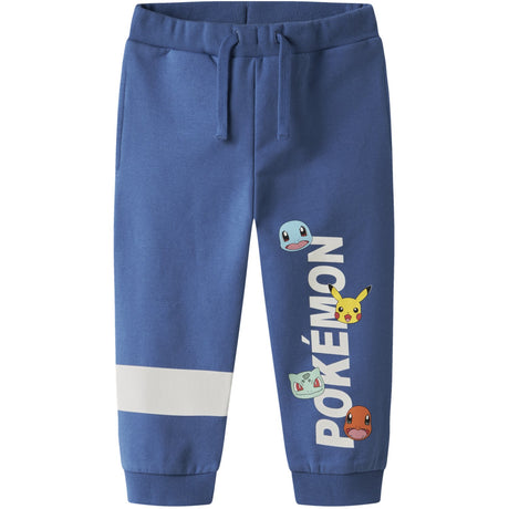Name It Delft Nmmjussy Pokemon Nreg Swe Pants Bru Sky