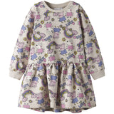 Name It Peyote Melange Nmfdarma Peppa Ls Swe Dress Bru Cplg