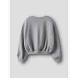 Name It Grey Melange Nkftaya Ls Rlx Short Sweat Bru Box