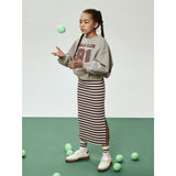 Name It Grey Melange Nkftaya Ls Rlx Short Sweat Bru Box