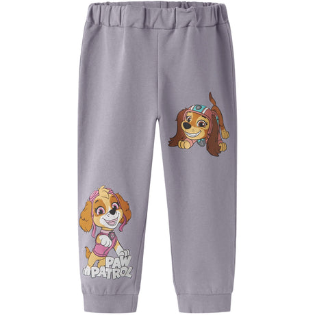 Name It Lavender Gray Nmfjara Paw Nreg Swe Pants Brug Cplg
