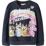 Name It Navy Blazer Melange Nmfjenney Bluey Sweat Bru Sky