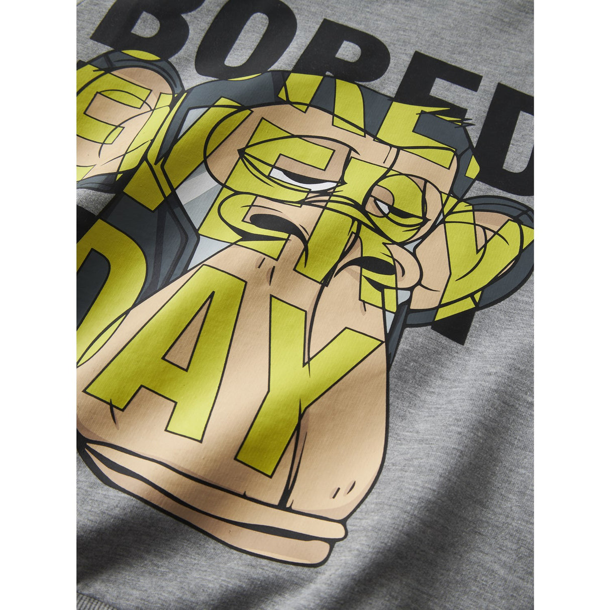 Name It Grey Melange Nkmdeep Bod Nreg Sweat Wh Bru Sky