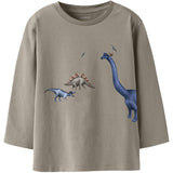 Name It Vintage Khaki Nmmbart Ls Nreg Top Box
