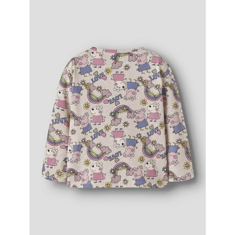 Name It Peyote Melange Nmfdarsy Peppa Ls Nreg Top Cplg