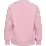 Hummel Pink Nectar Mini Reg Pintuck Sweatshirt