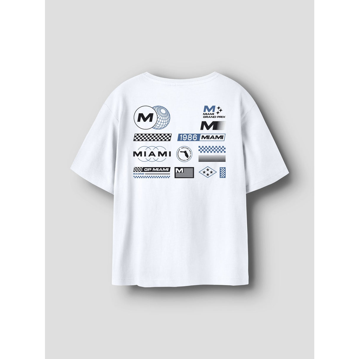 Name It Bright White Nkmbenno Ss Nreg Top Box Pb