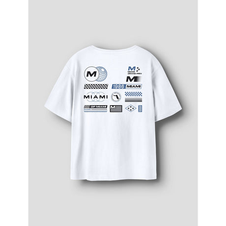Name It Bright White Nkmbenno Ss Nreg Top Box Pb