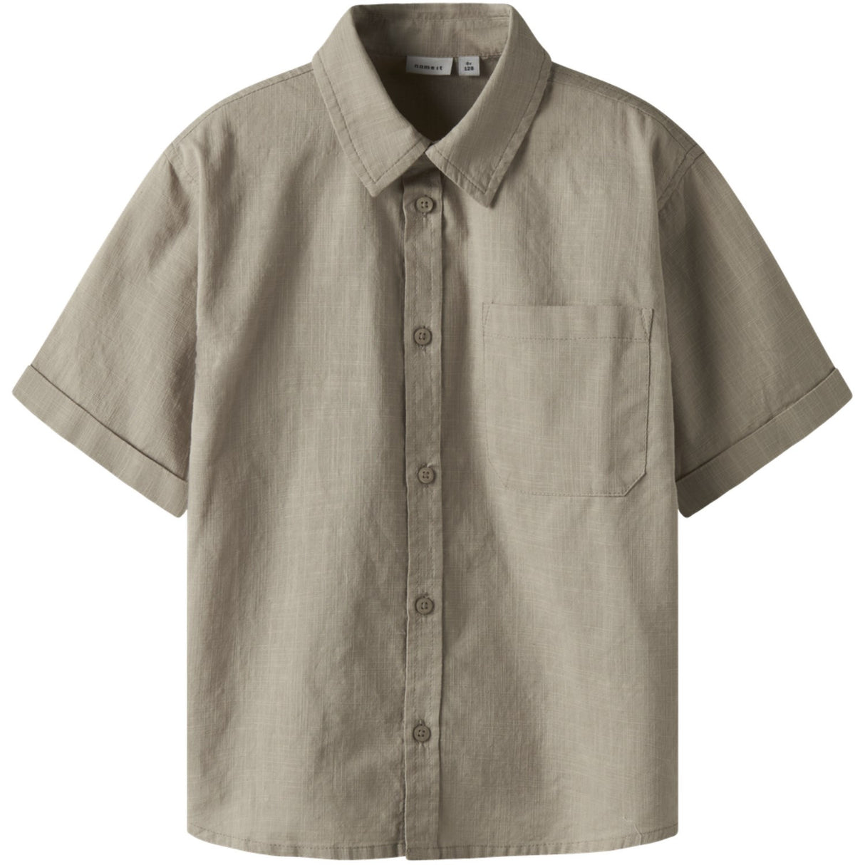 Name It Aluminium Nkmfilip Ss Nreg Shirt Pb