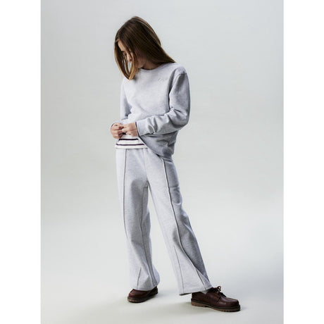 Name It Light Grey Melange Nkftilde Sweat Wide Pants Unb Pb