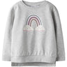Name It Light Grey Melange Nmfbissine Ls Nreg Swe Unb Box Pb
