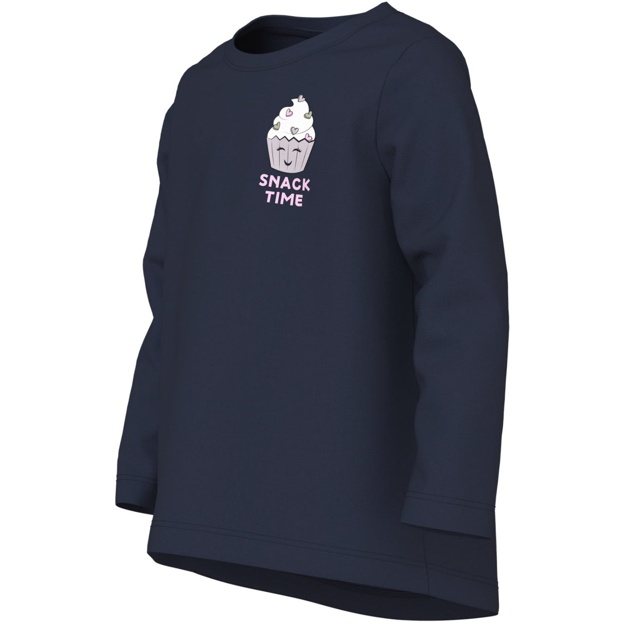 Name It Navy Blazer Snack Time Nmfviolet Ls Loose Top