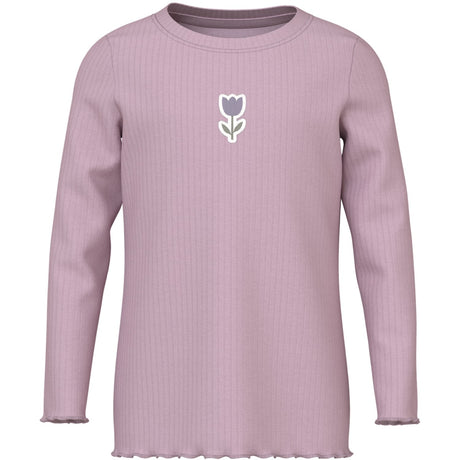 Name It Dawn Pink Tulip Nmfvemma Ls Slim Top