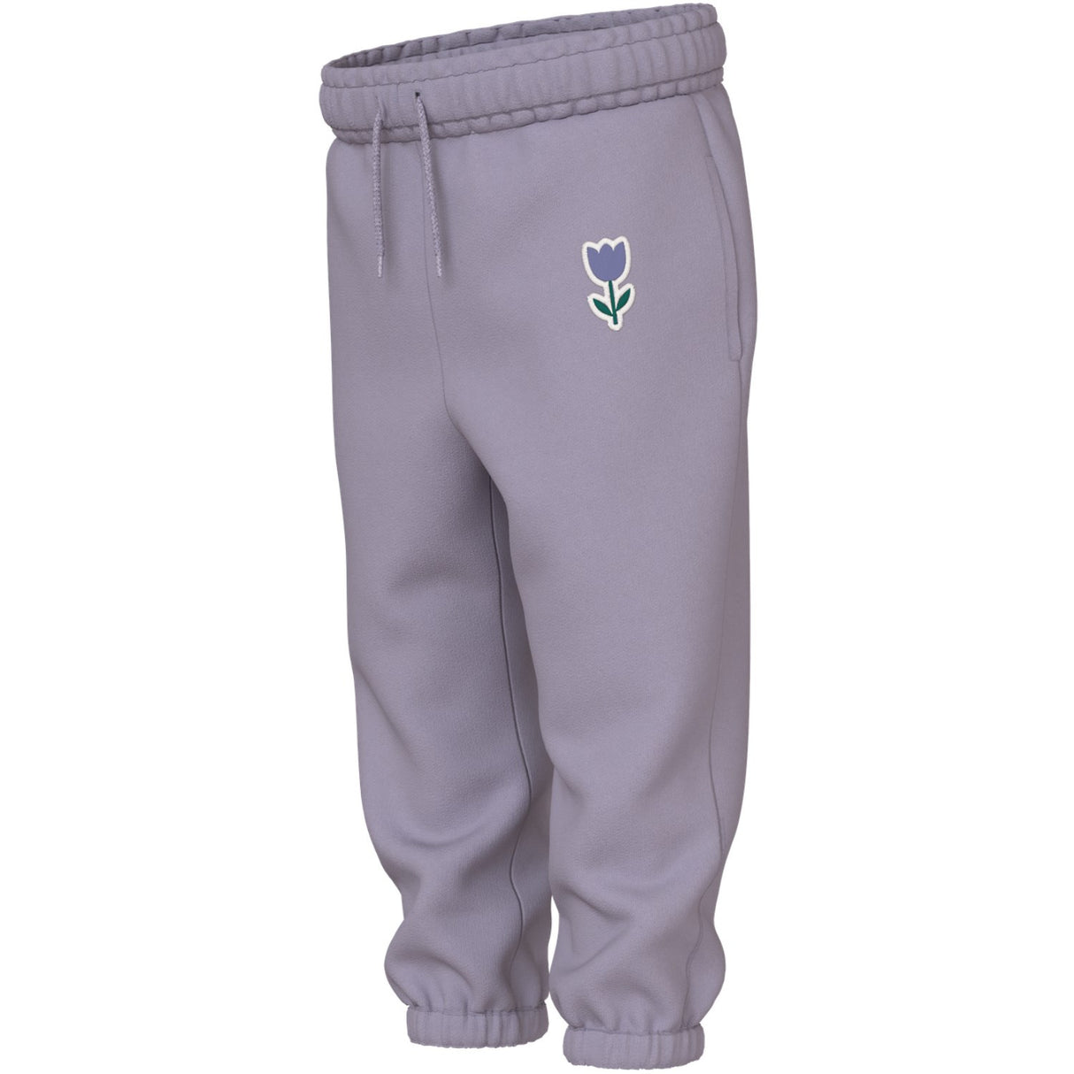 Name It Lavender Gray Tulip Nmfvallene Nreg Swe Pants Bru