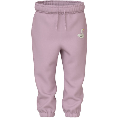 Name It Dawn Pink Swan Nmfvallene Nreg Swe Pants Bru