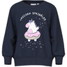 Name It Navy Blazer Unicorn Sprinkles Nmfvenus Ls Nreg Sweat Unb