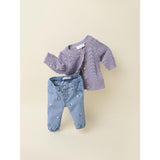 Name It Denim Blue Flower Emb Nbfrose Shaped R Emb Jeans 5321-Yb H