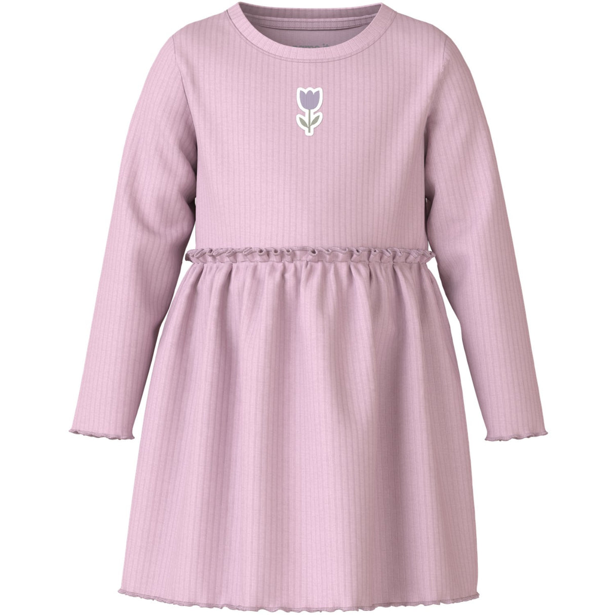 Name It Dawn Pink Tulip Nmfvemma Ls Dress