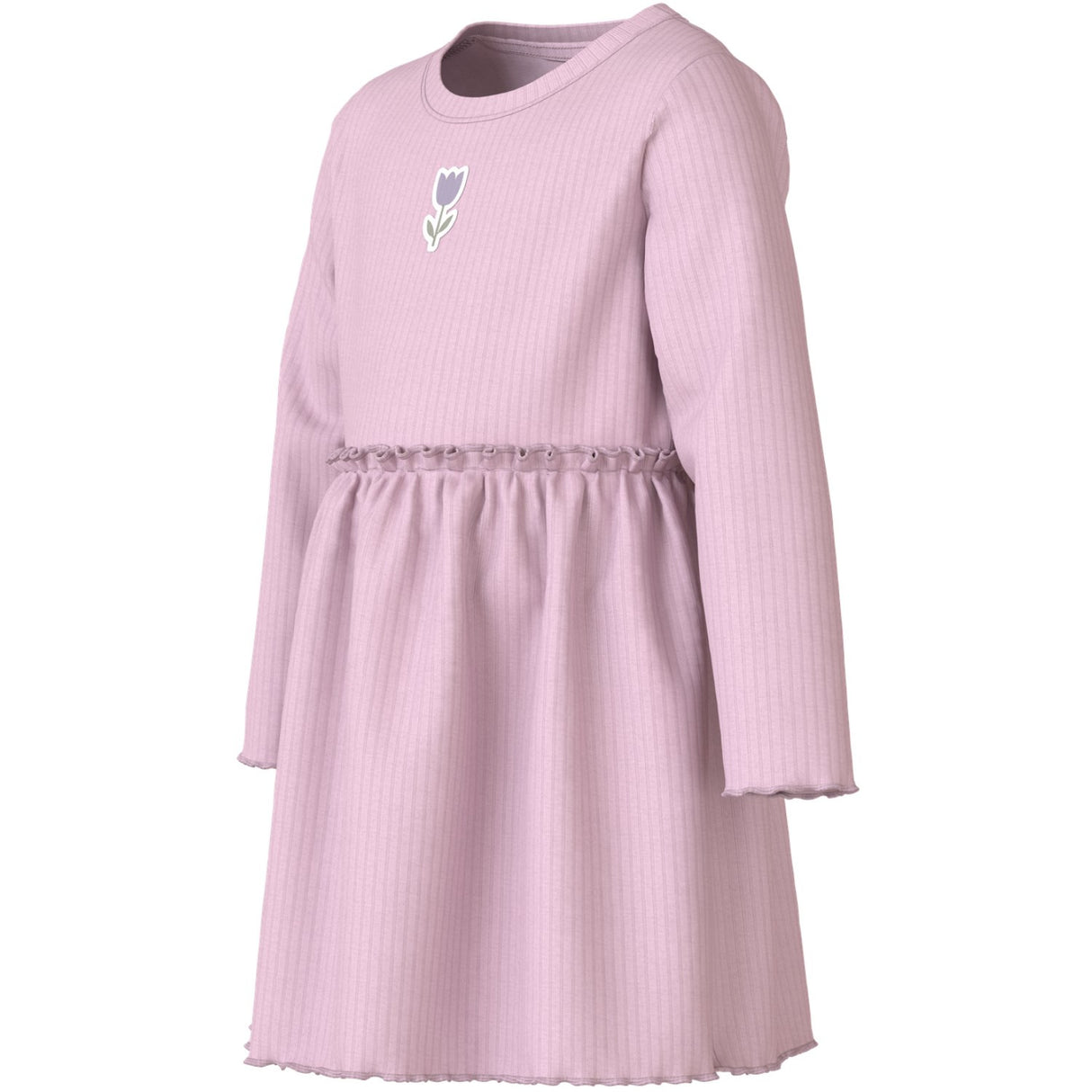 Name It Dawn Pink Tulip Nmfvemma Ls Dress