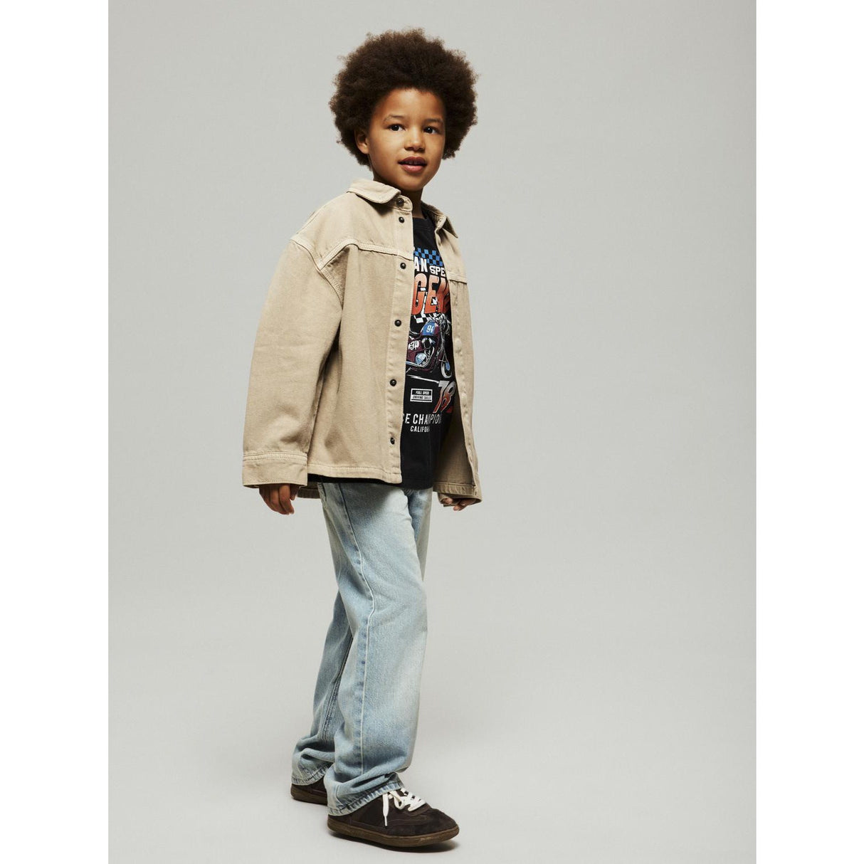 Name It Chinchilla Nkmbobby Oz Twi Ls Shirt 3990-Tw B