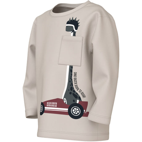 Name It Pumice Stone Dino Racer Nmmvilian Ls Nreg Top