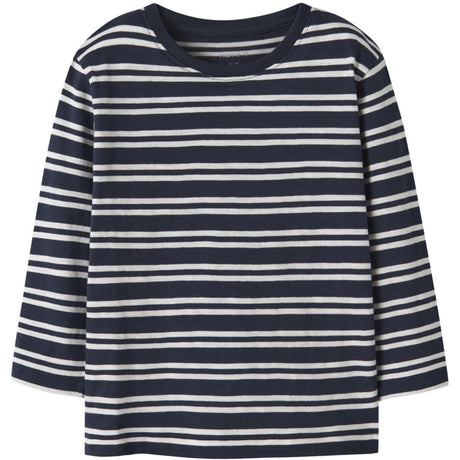 Name It Navy Blazer Cloud Dancer Nmmvaksel Ls Nreg Top