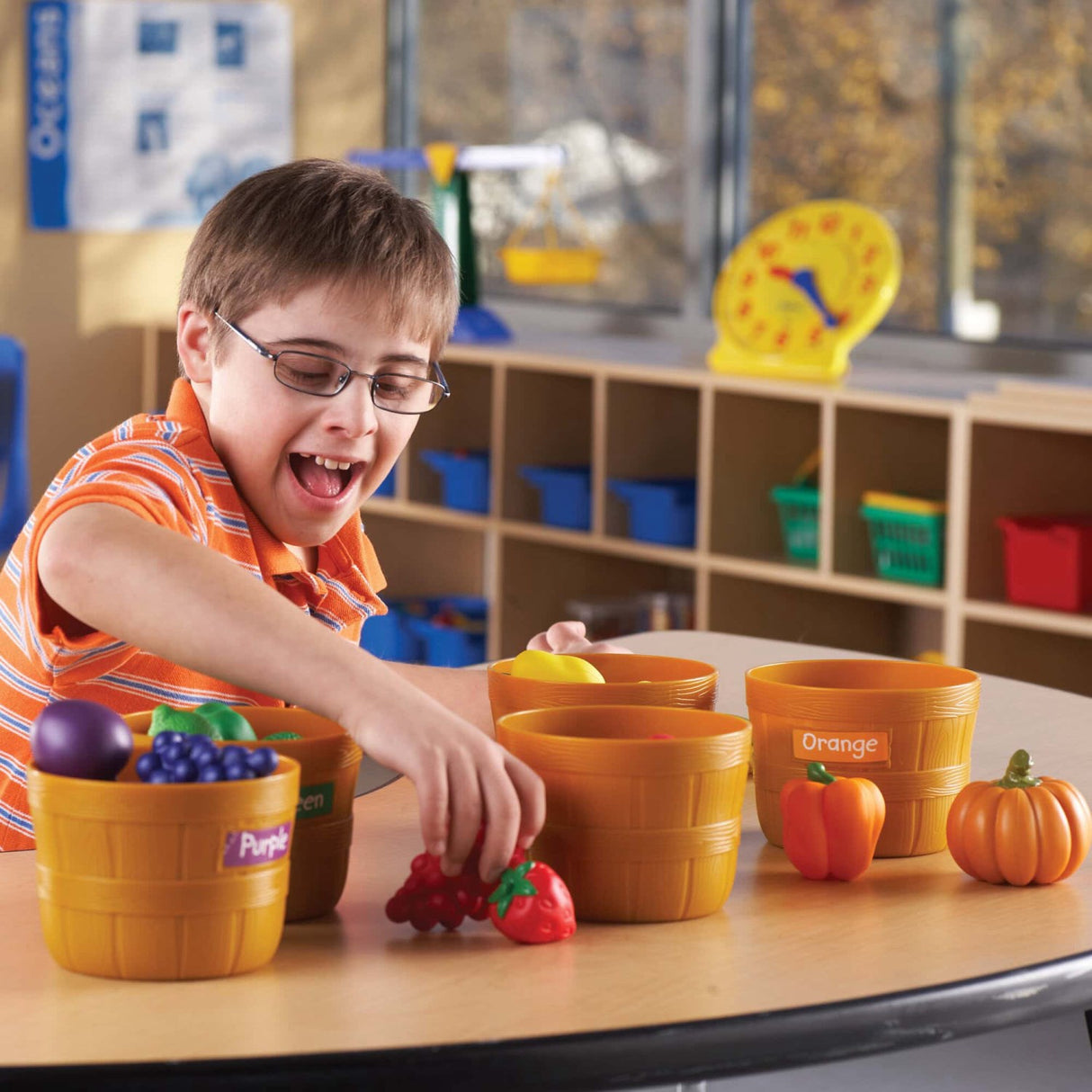 Learning Resources® Farmer's Market Colour Sorting Set