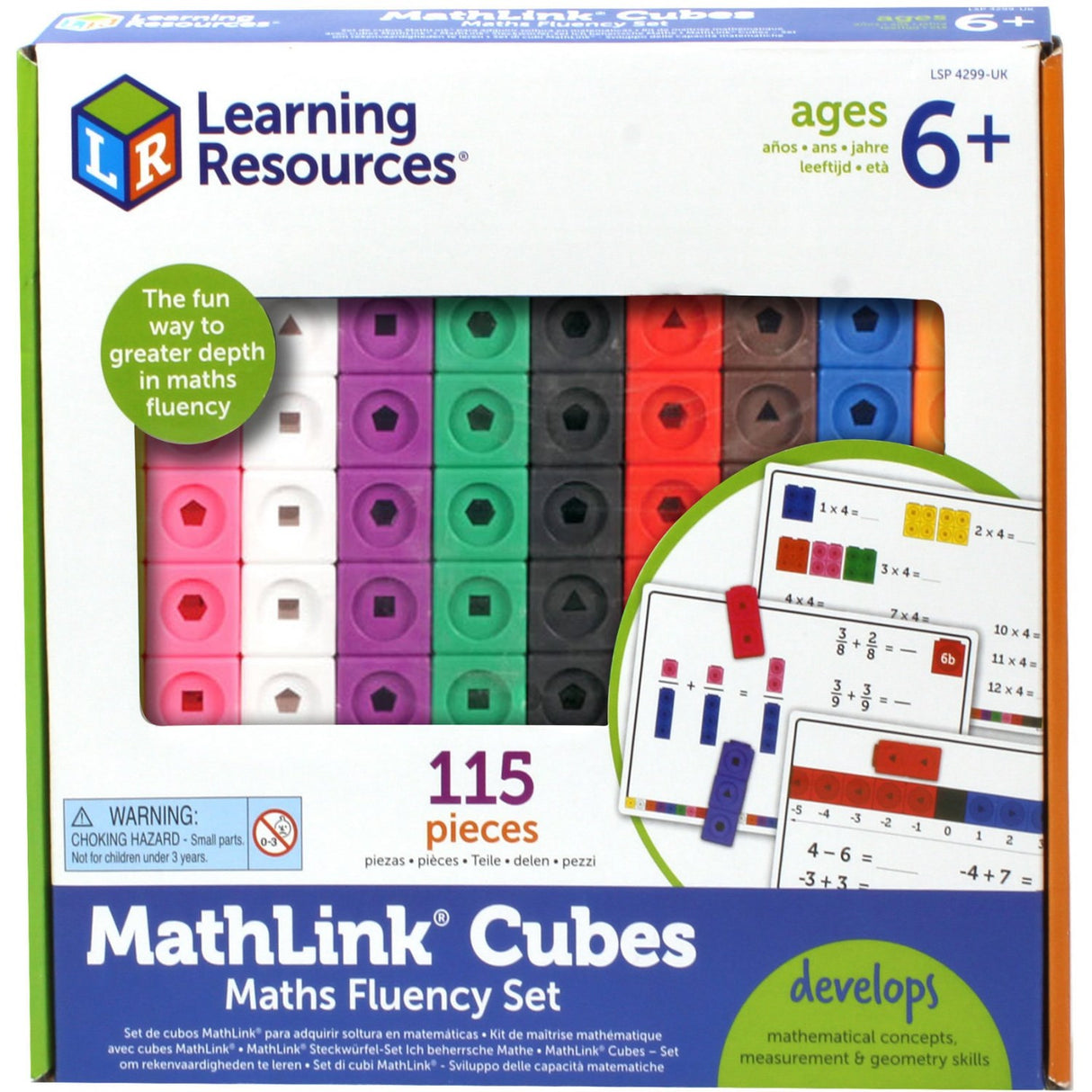 Learning Resources® MathLink® Cubes Maths Fluency Set