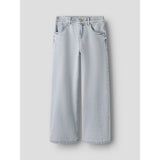 Name It Light Blue Bleached Denim Nkfbella Skater Xwide Jeans 3111-Za Noos